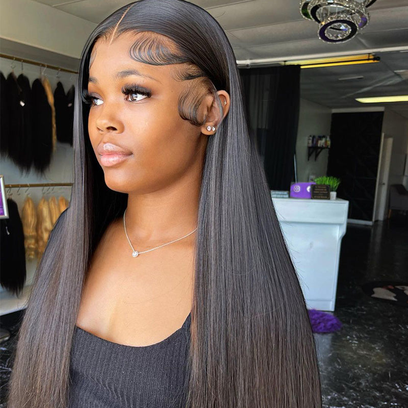 JP Hair Straight Lace Front Wig 13x4/13x6 HD Lace Frontal Wig with Baby Hair Pre-plucked Hairline