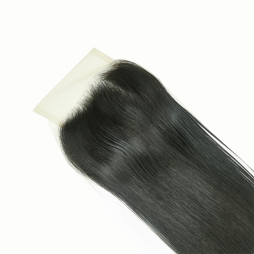 JP Hair 4x4 Transparent Lace Cloure Straight Small Knots 100% Human Hair
