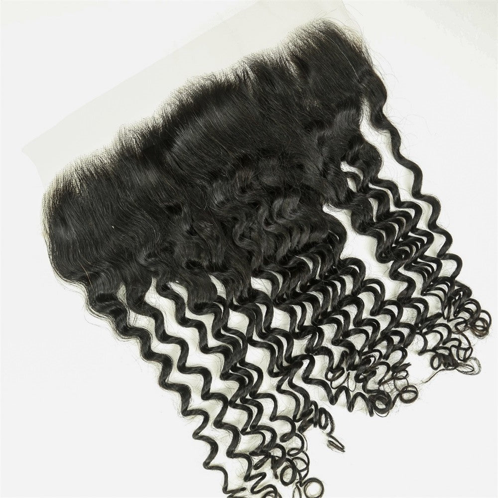 JP Hair 13x6 HD Lace Frontal Deep Wave Small Knots Preplucked Hairline