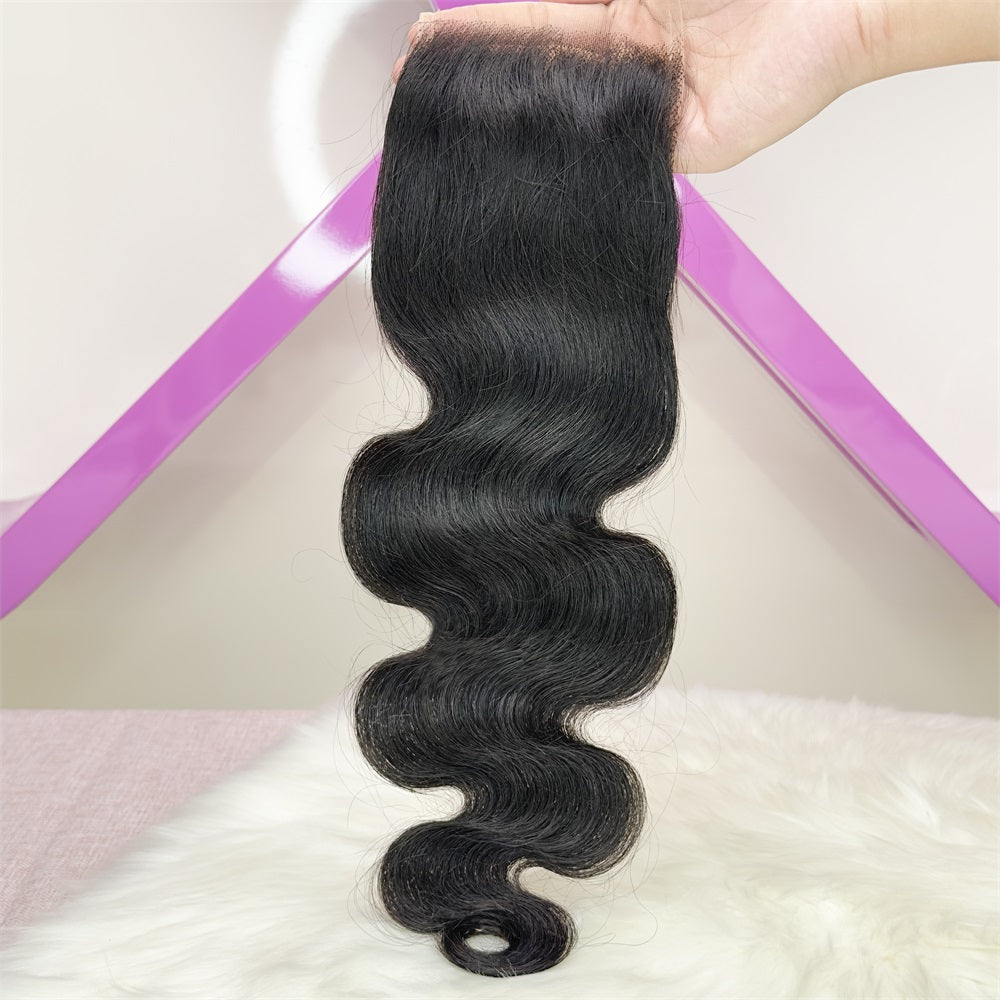 JP Hair 4x4 HD Lace Cloure Body Wave Small Knots Free Part
