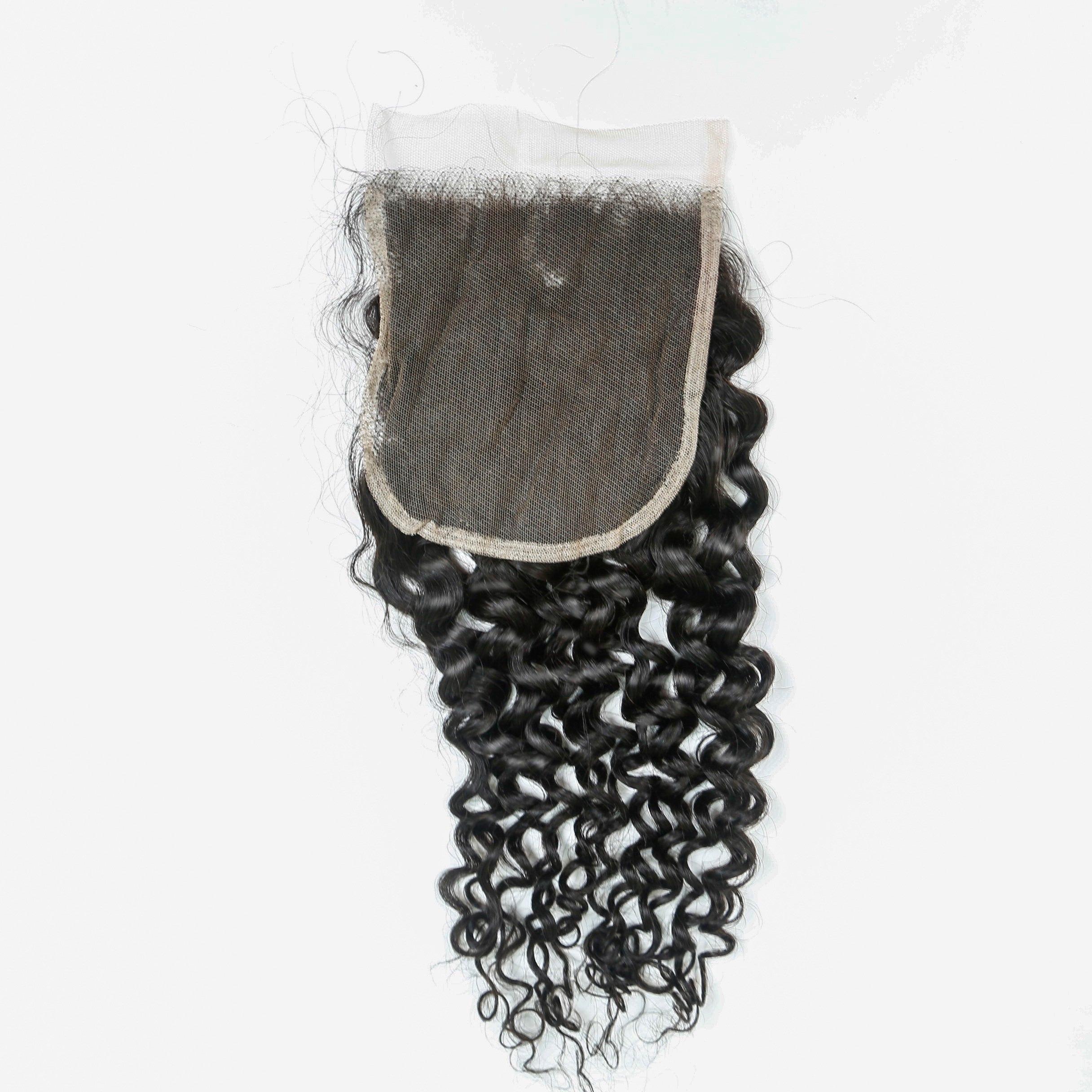 JP Hair 5x5 Transparent Lace Cloure Curly Deep Curly
