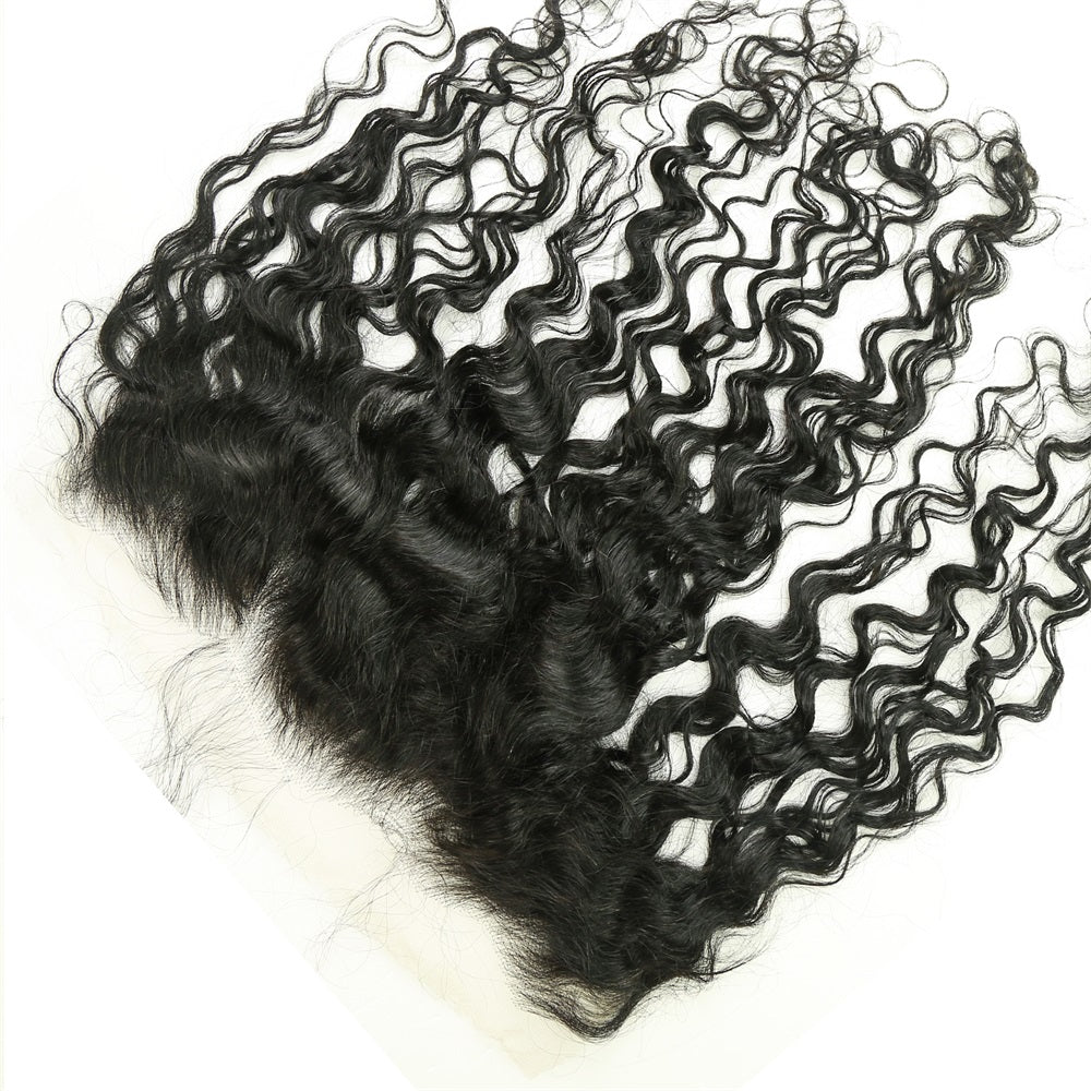 JP Hair 13x4 HD Lace Frontal Water Wave Small Knots Preplucked Hairline