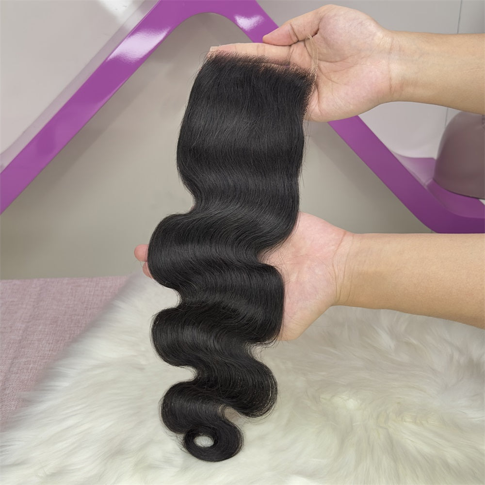 JP Hair 4x4 HD Lace Cloure Body Wave Small Knots Free Part