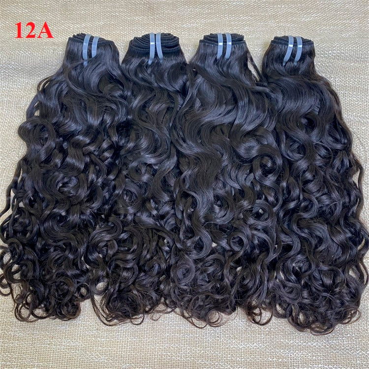 JP Hair 9A/10A12A Water Wave 3 Bundles Human Hair Extensions With with 6x6 HD Closure