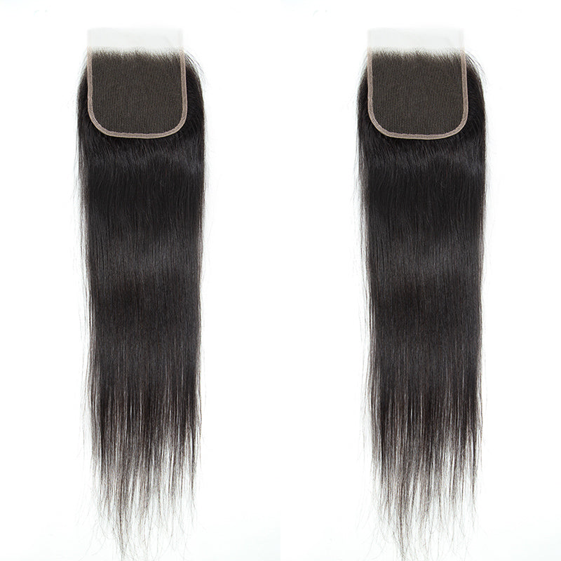 JP Hair 9A/10A12A 5x5 Lace Closure with Bundles Straight Hair 3 Bundles with Closure