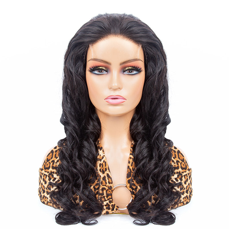 JP Hair Natural Black Heavy Density Loose Wave 4x4/5x5/6x6 HD Lace Closure Wig Human Hair Wig