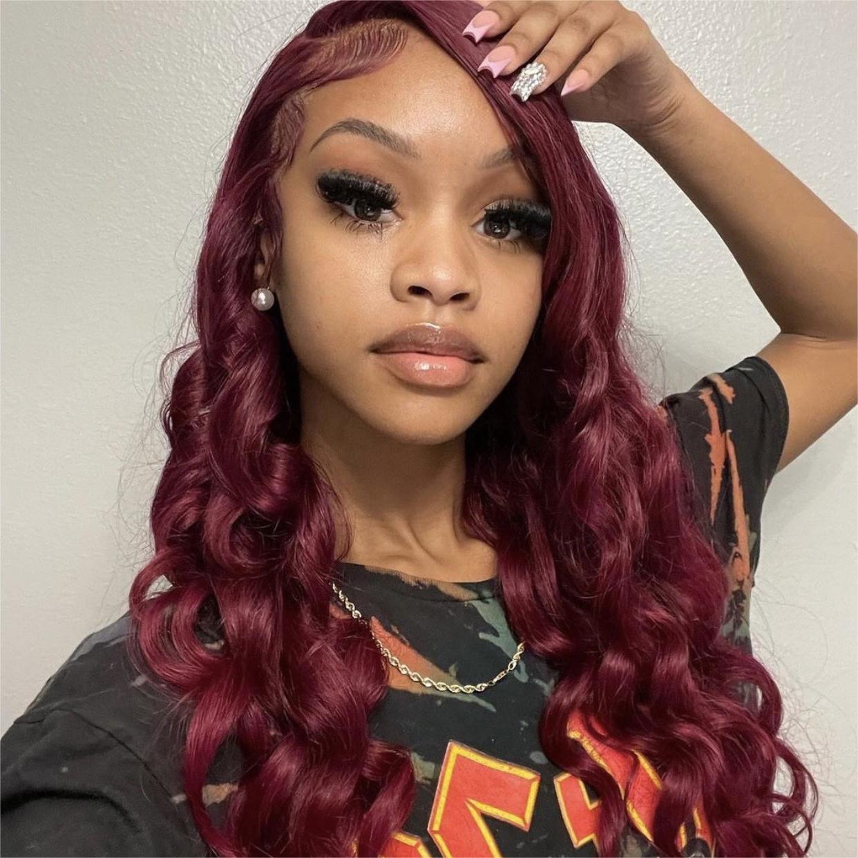 JP Hair 99J Wig Body Wave Lace Front Wig 13x4 Hair Wig With Baby Hair