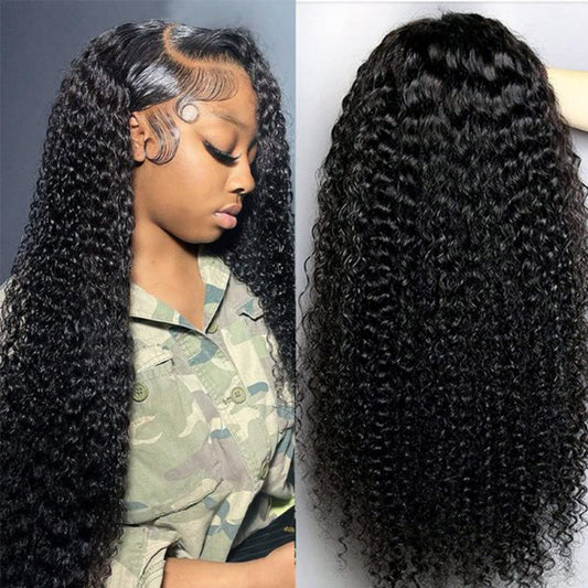 JP Hair 13x4/13x6 Lace Front Curly Wig High Density HD Human Hair Frontal Wig Deep Curly Wig