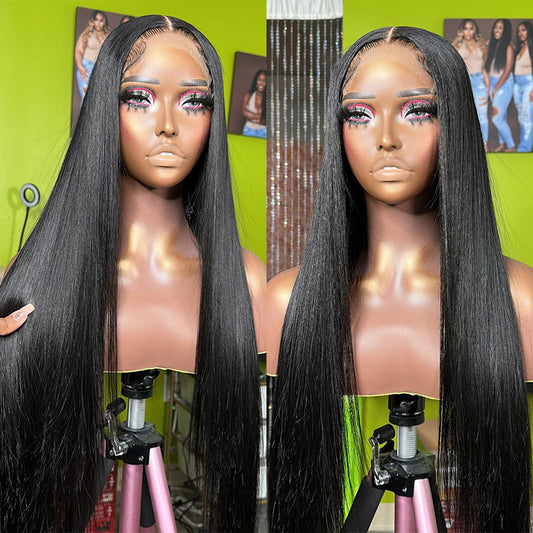 JP Hair Straight Lace Closure Wig 4x4/5x5/6x6 HD Lace Closure Wig Pre-plucked Straight Human Hair Wig