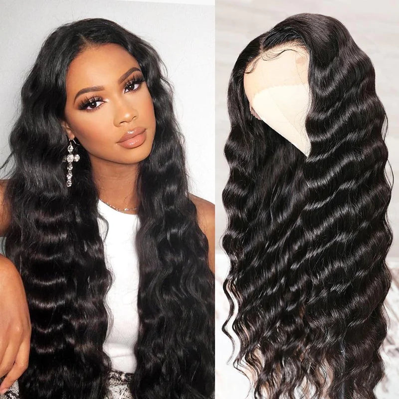 JP Hair 13x4/13x6 HD Full Frontal Wig Loose Deep Wave Lace Front Wig Invisible HD Lace Wig