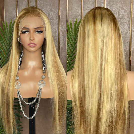 JP Hair Highlight Honey Blonde Wig 30/613 13x4 Lace Front Wig Straight Lace Front Wig