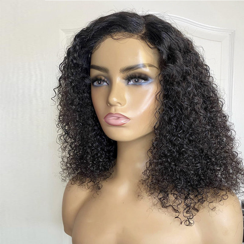 Curly Wave Glueless Ready to Go Wig 5x5 HD Cloure Wig With Small Knots and Preplucked Hairline