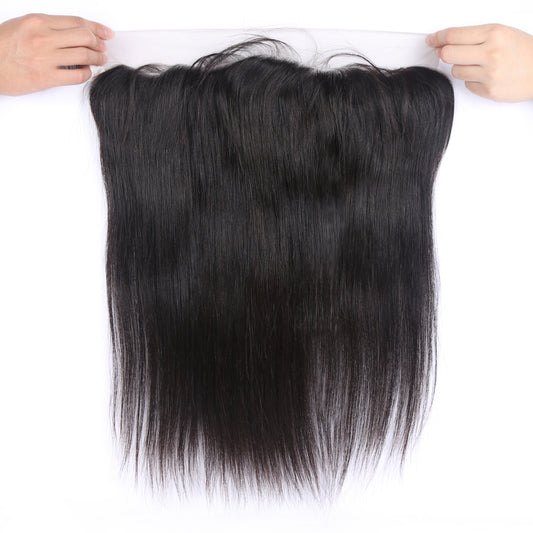 JP Hair 13x4 Transparent Lace Frontal Straight Small Knots Preplucked Hairline