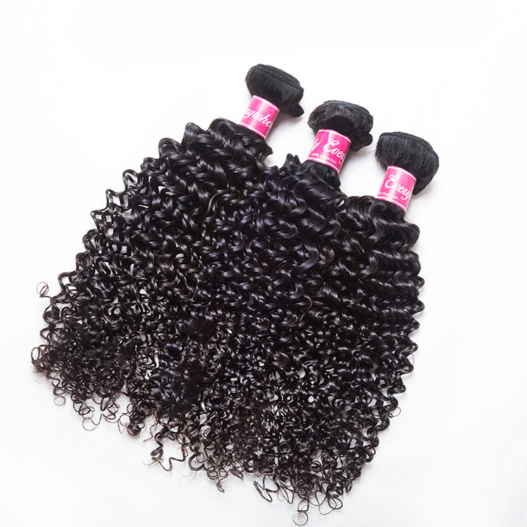 9A JP Hair Unprocessed 100% Curly Human Hair 3 Bundles