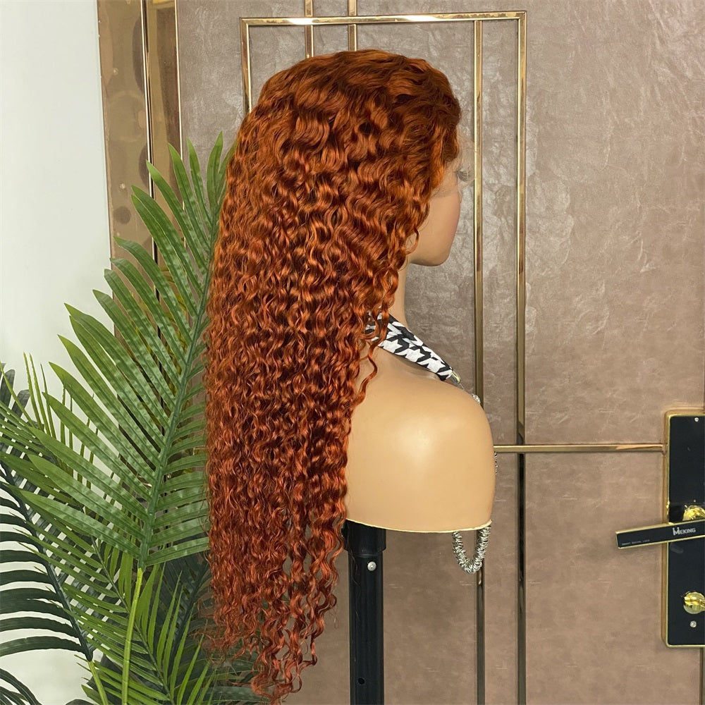 JP Hair Ginger #350 Lace Front Wig 13x4 Lace Frontal Wig with Natural Baby Hair