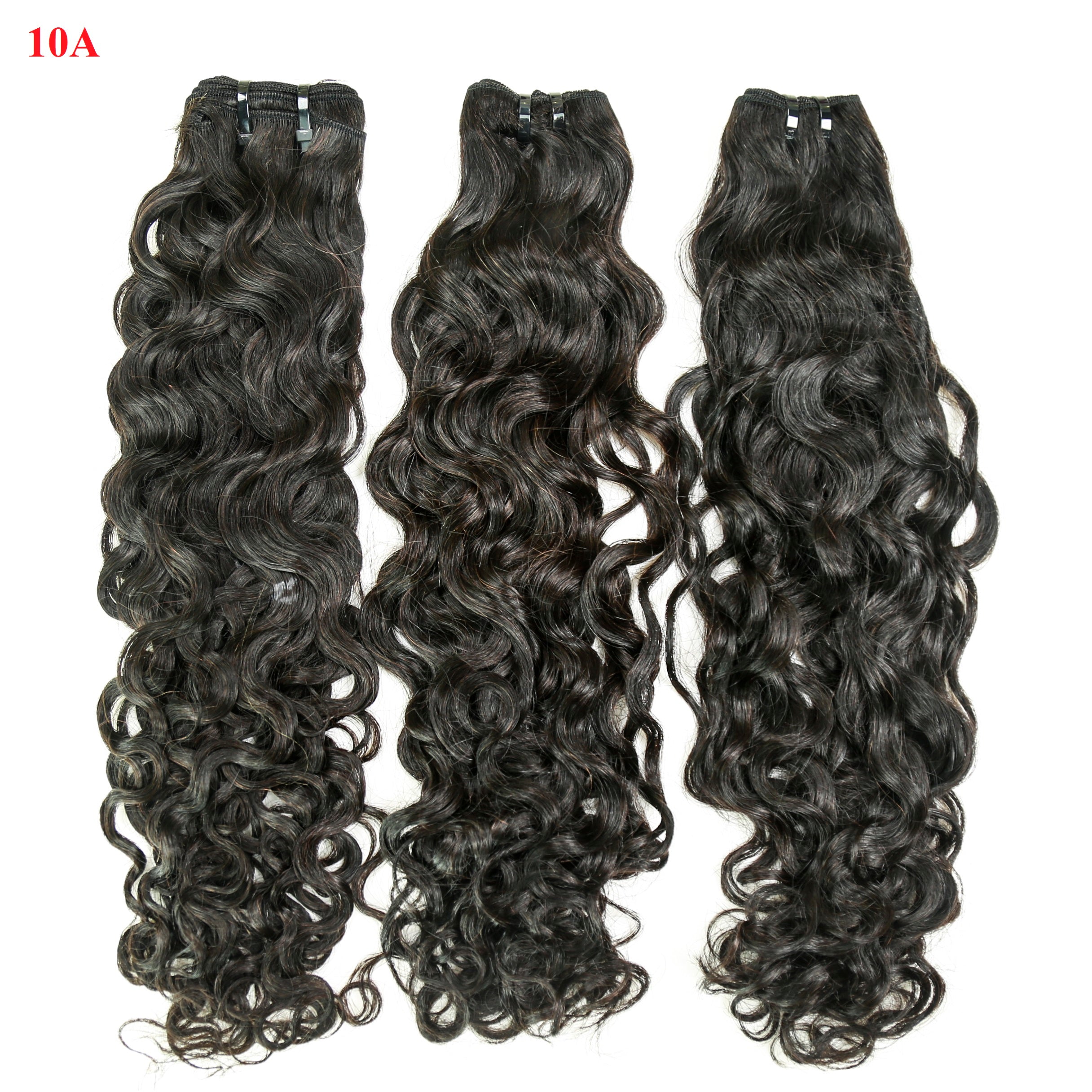 JP Hair 9A/10A12A Water Wave 3 Bundles Human Hair Extensions With with 6x6 HD Closure