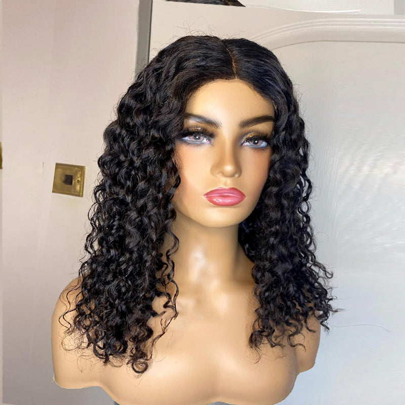 Deep Wave Glueless Ready to Go Wig 5x5 HD Cloure Wig With Small Knots and Preplucked Hairline