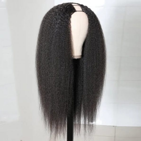 JP Hair 250% Density Glueless U Part Wig Kinky Straight U Part Human Hair Wigs