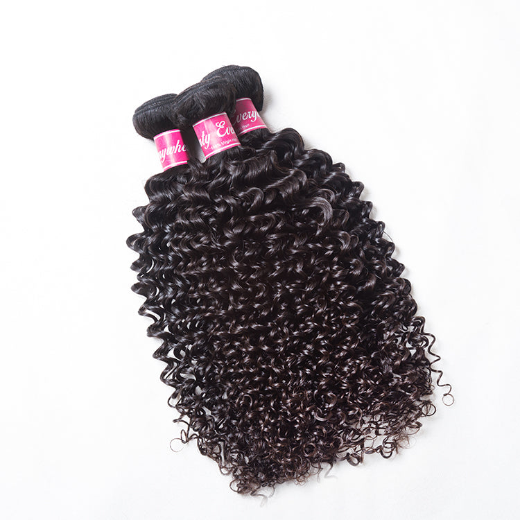 9A JP Hair Unprocessed 100% Curly Human Hair 3 Bundles