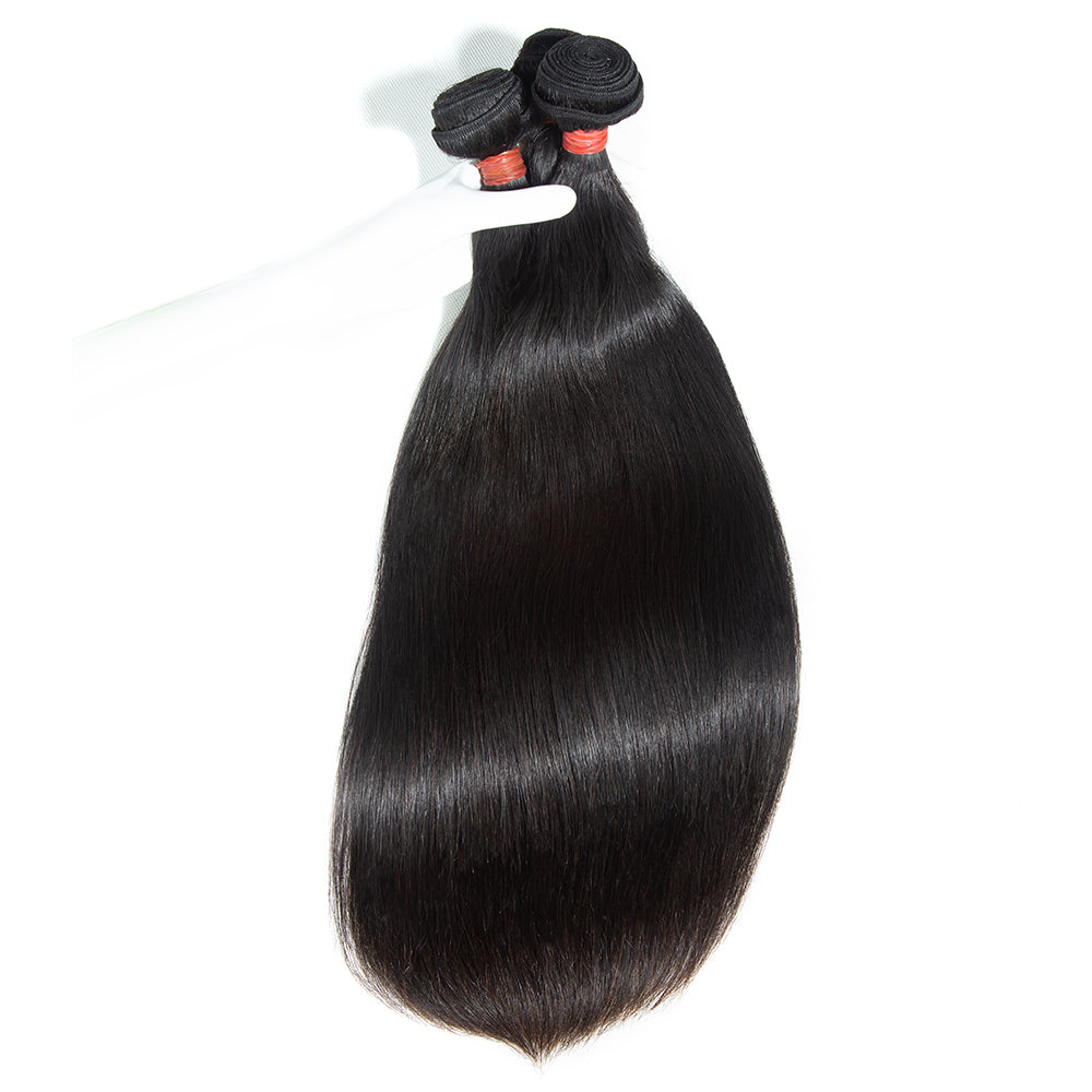 10A JP Hair Soft Silky Straight Hair Weave 3 Bundles Natural Black