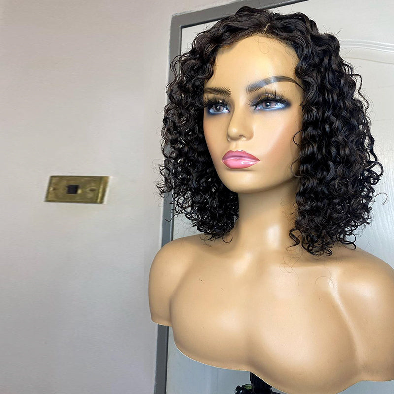 Deep Wave Glueless Ready to Go Wig 5x5 HD Cloure Wig With Small Knots and Preplucked Hairline