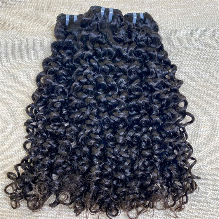 12A Raw Hairr Jerry Curl 3Pcs Human Hair Extensions Raw Human Hair Weave From Single Donor