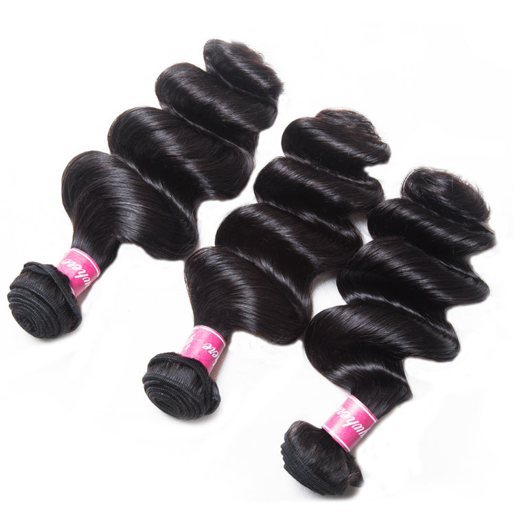 9A JP Hair Loose Wave Human Hair Bundles Brazilian Virgin Hair 3 Bundles Weave Extensions