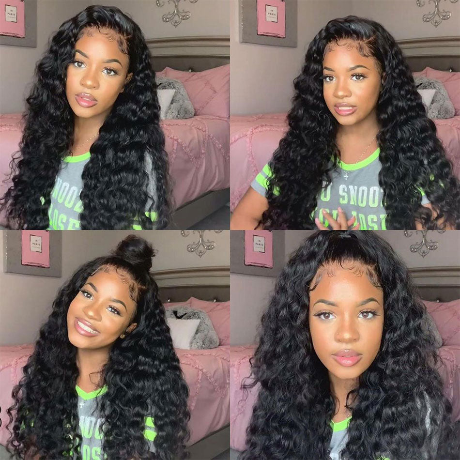 JP Hair 9A/10A12A Loose Deep 3 Bundles Human Hair With with 6x6 HD Closure