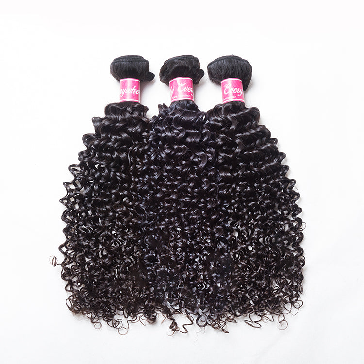 9A JP Hair Unprocessed 100% Curly Human Hair 3 Bundles