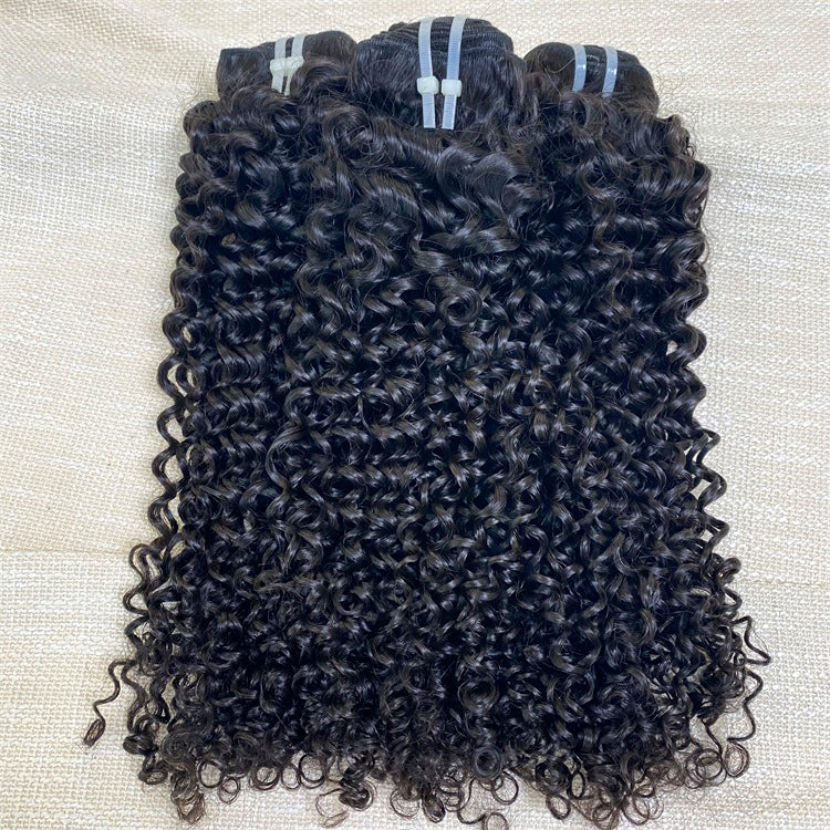 12A Raw Hair One Donor Hair 3 Bundles/Lot Curly Hair Weaves Hair Bundles