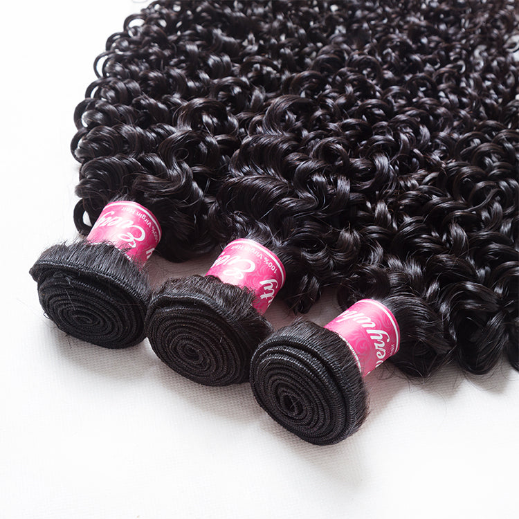 9A JP Hair Unprocessed 100% Curly Human Hair 3 Bundles