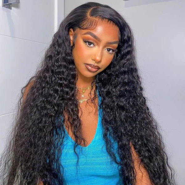 JP Hair 9A/10A/12A Jerry Curl Human Hair 3 Bundles with 13x4 Lace Frontal